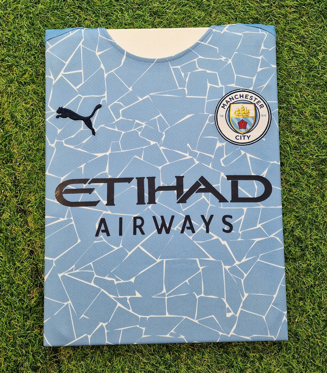 Man City Football Shirt Canvas Mystique Jerseys