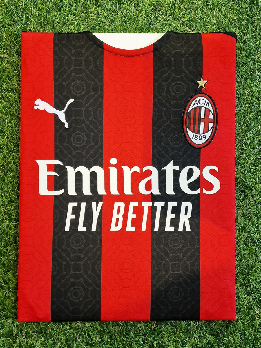 Ac Milan Home Football Shirt Canvas Mystique Jerseys