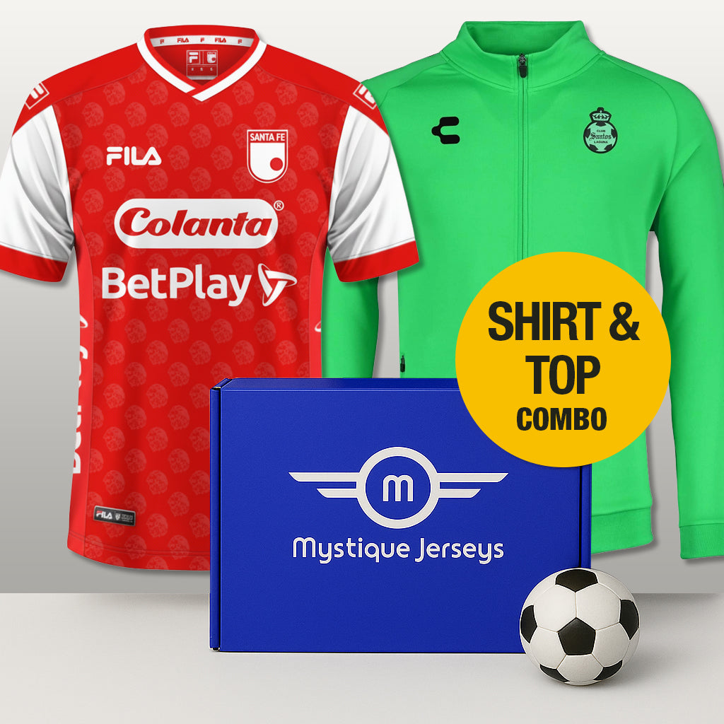 Football shirt and training top mystery box for fans