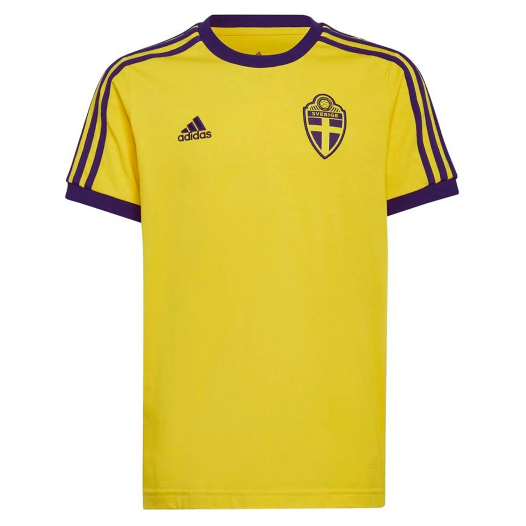 Sweden Adidas 3 stripes TShirt - MULTIPLE SIZES